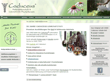Tablet Screenshot of caduceus-kiel.de